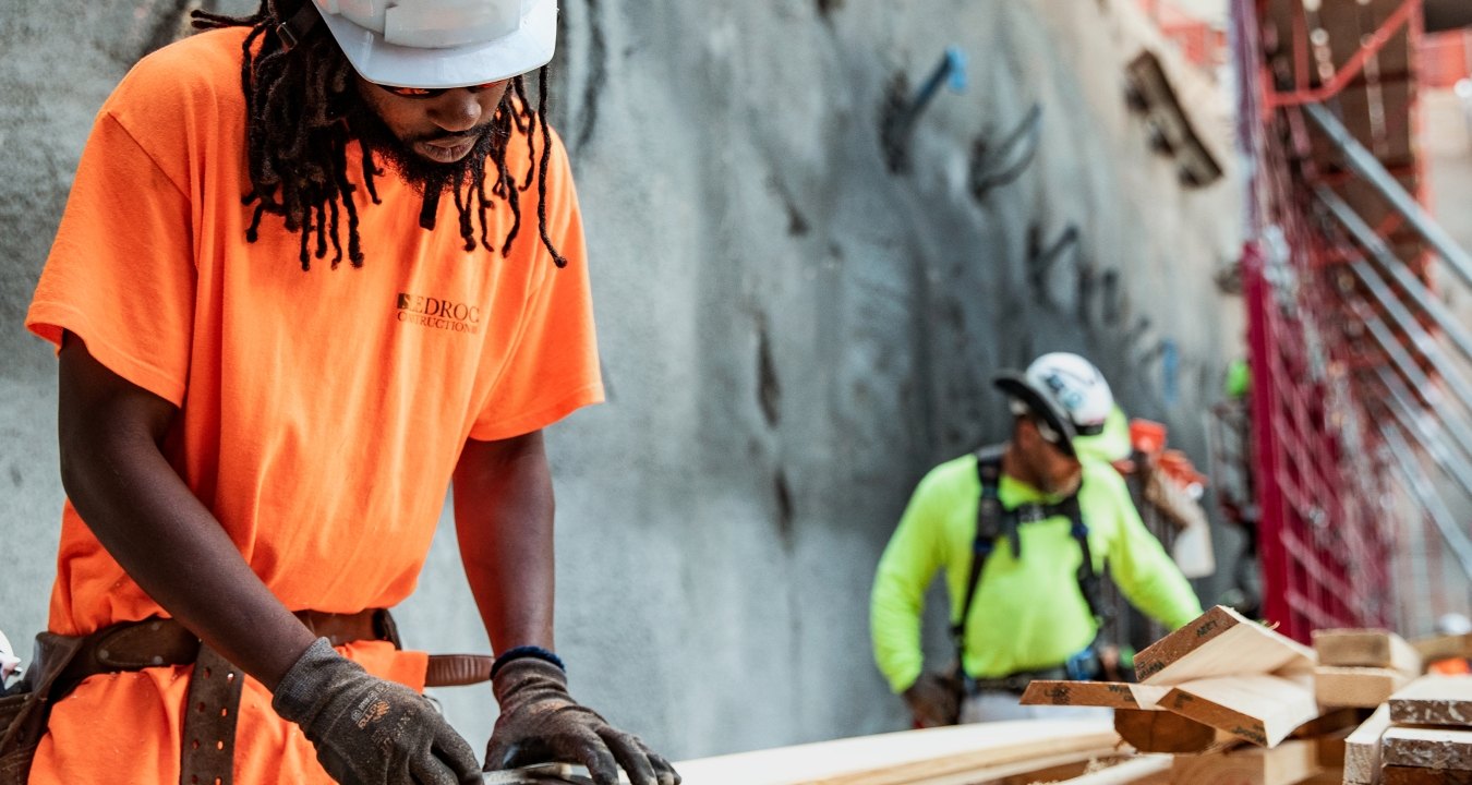 construction workers on jobsite