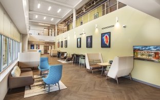 Sitting area at the Chattahoochee Technical College