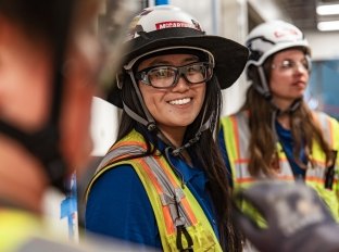 Woman Field Smiling