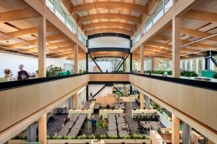 Interior view of the YouTube Campus Expansion