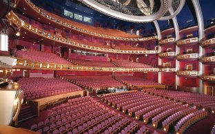 Inside theater of shopping area.