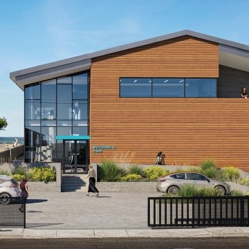 Artist rendering of MBARI’s new Instrumentation Integration and Testing Facility