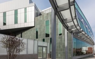 Side of building.
