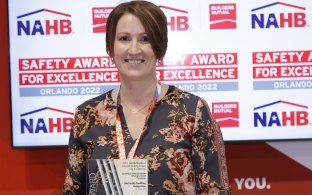 SAFE Award winner Krystyn Cantu at the 2021 NAHB.