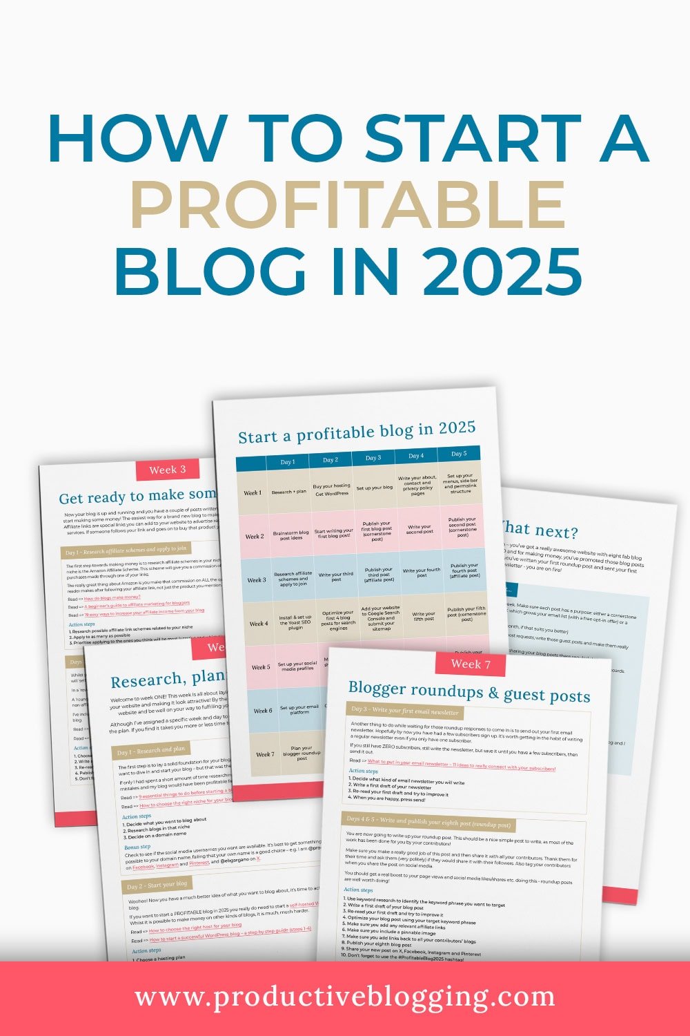 Want to start a profitable blog in 2025 but don’t know where to start? Or maybe you already have a blog, but you still haven’t made any money yet? In this post I show you the steps you need to take to go from zero to a profitable blog in 2025! #startablog #startablog2025 #profitableblog #makemoneyblogging #newblogger #bloggingnewbie #selfhosted #wordpressblog #siteground #newblog2025 #newyearnewblog #newyearsresolutions #blogplan #blogplanner #bloggingtips #productiveblogging #profitableblog2025