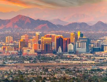 The Phoenix skyline.