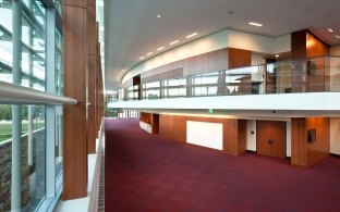 Inside of performing arts building.