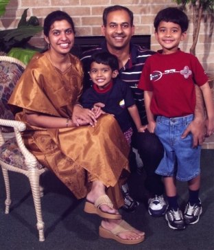 Swamy Yeleswarapu and his family