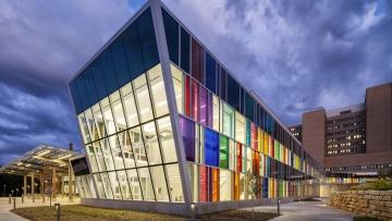 Exterior of VA Omaha Ambulatory Care Center.